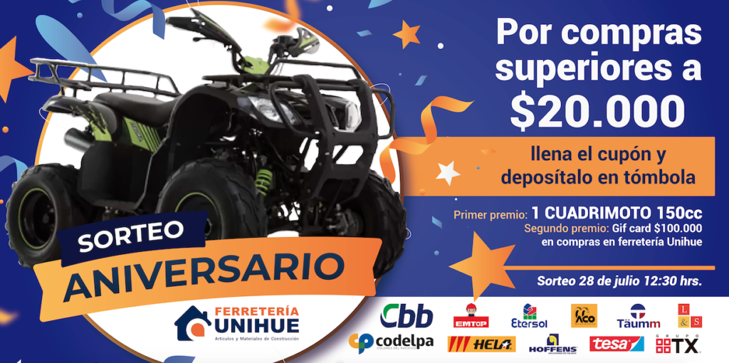 Celebrando Cinco Años de Éxito en Ferretería Unihue: Nuestra Inolvidable Feria Aniversario